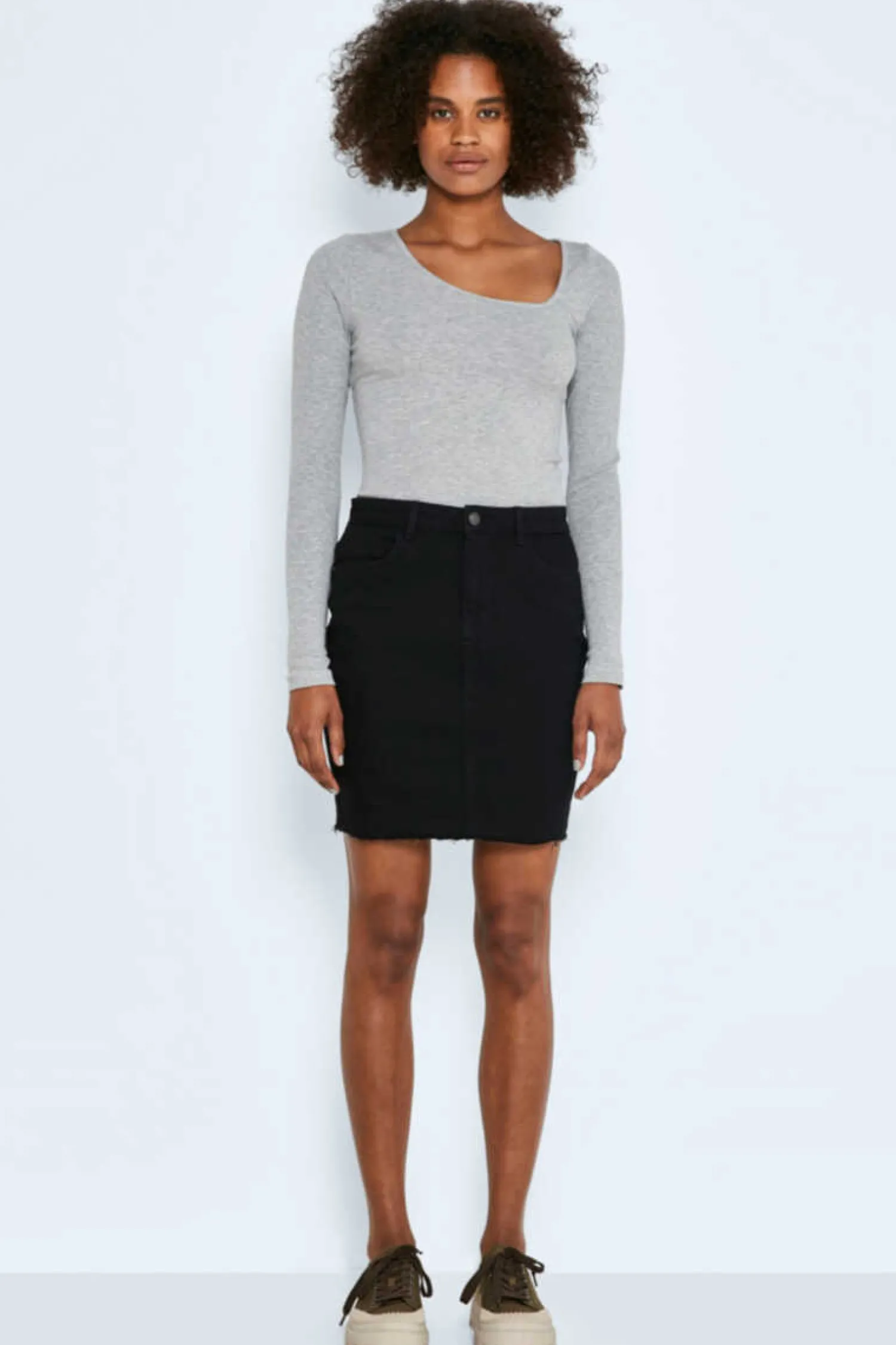 Noisy May Saias-Saia Denim Mini