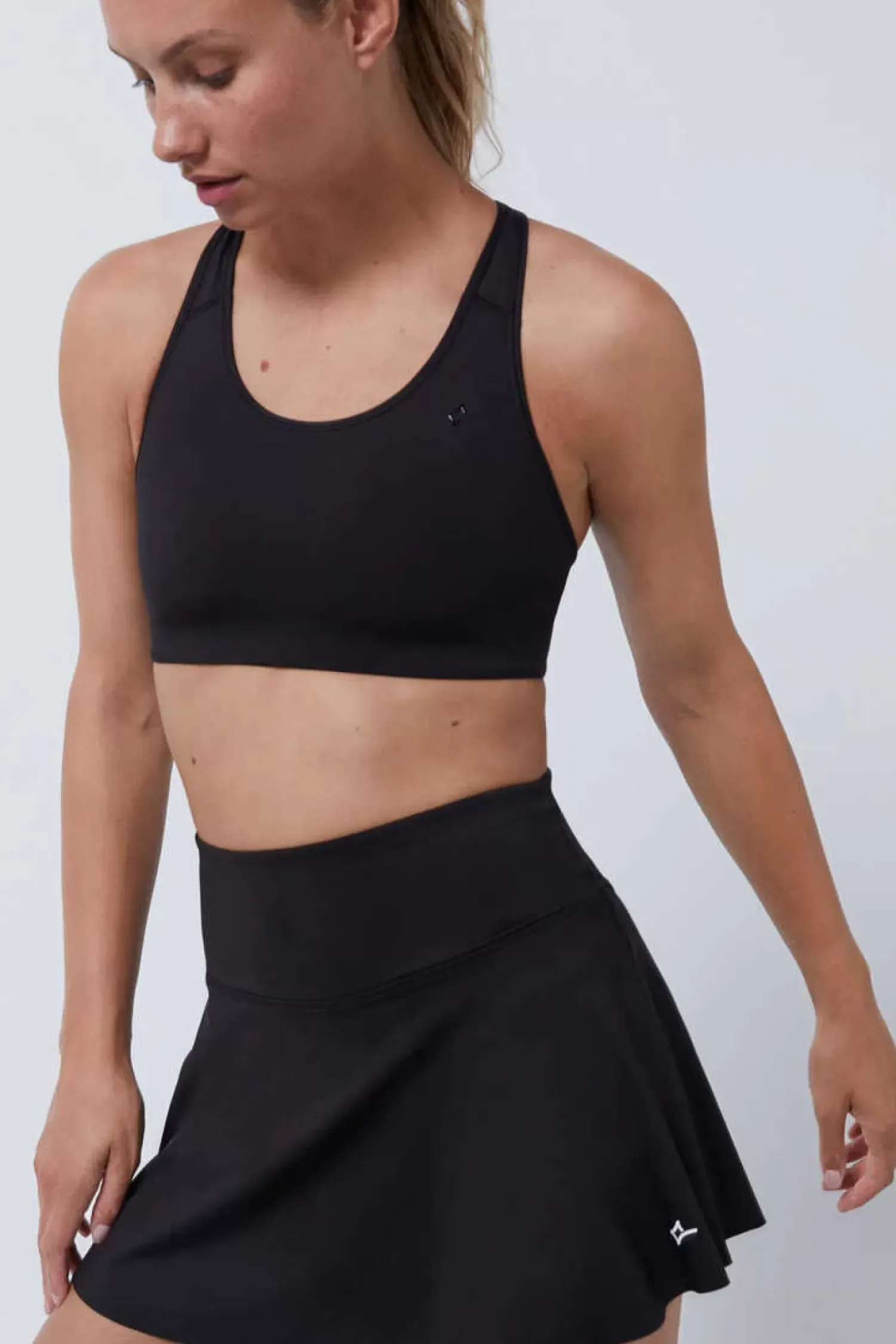 Dash and Stars Saias-Saia Malha Interior Preta 4D Stretch