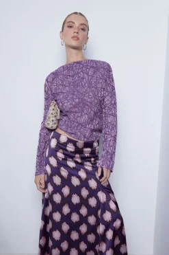 Slowlove Saias-Saia Midi Acetinada