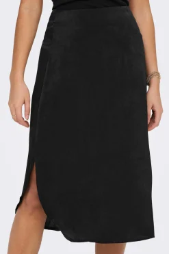 Only Saias-Saia Midi Acetinada