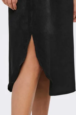 Only Saias-Saia Midi Acetinada