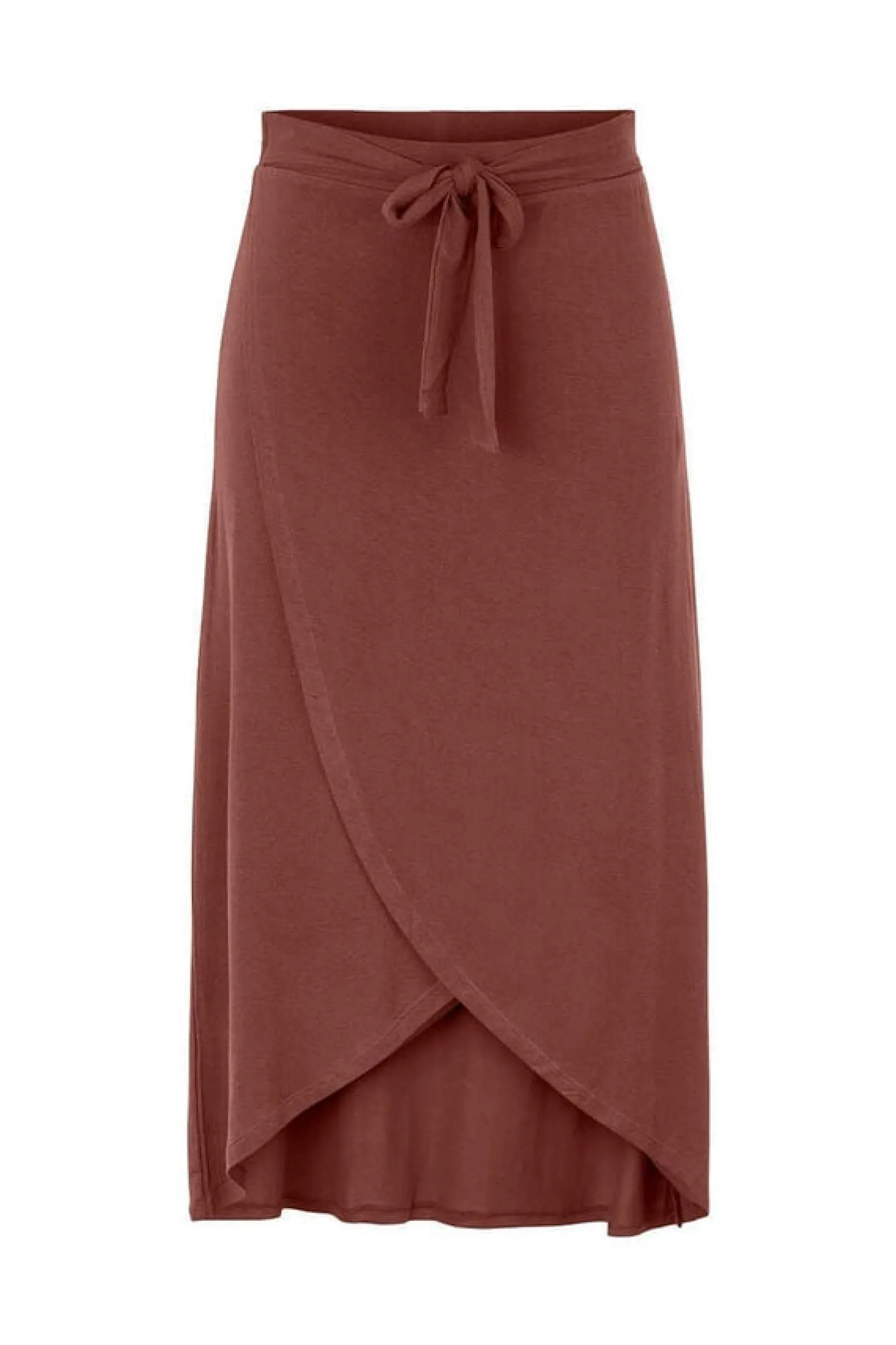 Pieces Saias-Saia Midi Com Fecho Em Forma De Laco.