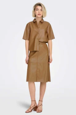 JDY Saias-Saia Midi Efeito Pele