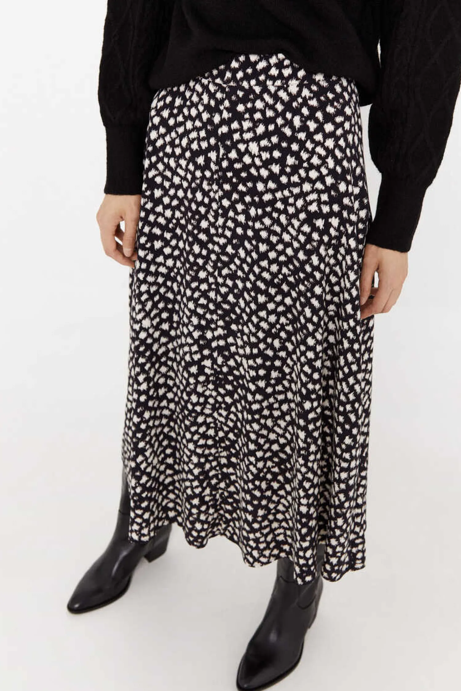 Cortefiel Saias-Saia Midi Estampada