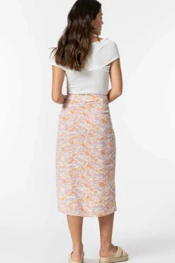 Tiffosi Saias-Saia Midi Estampada Com Botoes