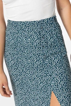Tiffosi Saias-Saia Midi Estampado Floral