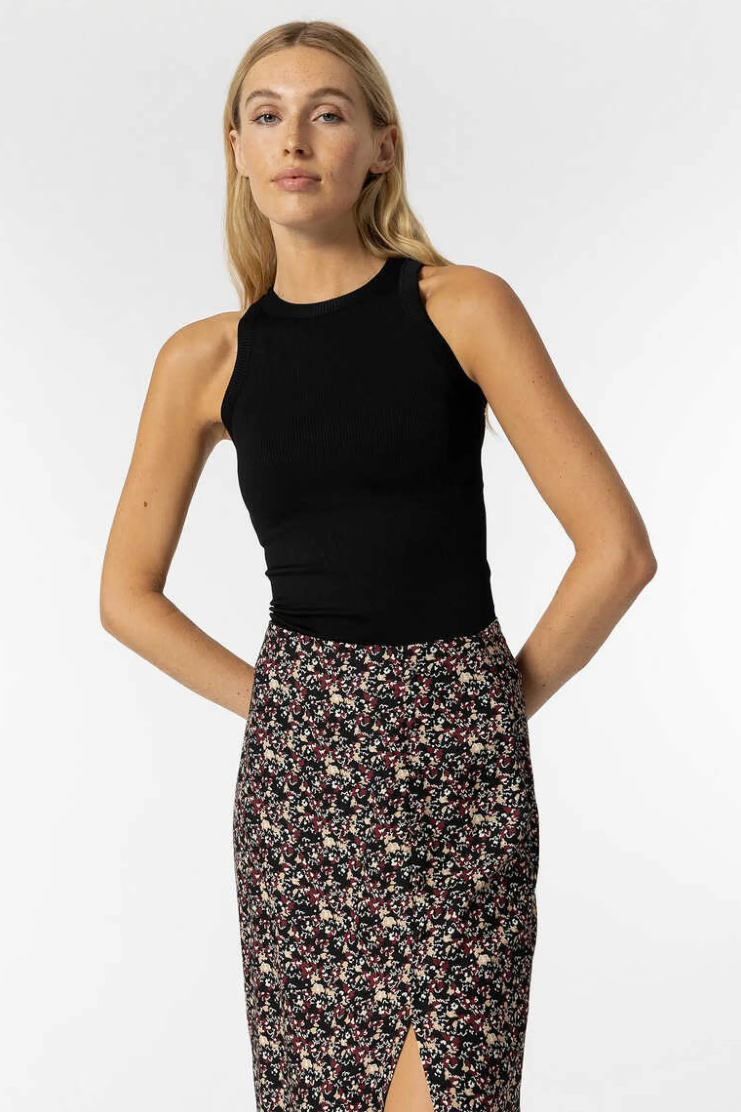 Tiffosi Saias-Saia Midi Estampado Floral