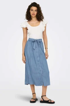 Only Saias-Saia Midi Tencel