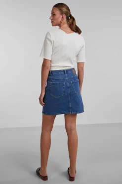 Pieces Saias-Saia Mini Denim