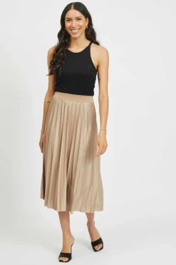 Vila Saias-Saia Plissada Midi