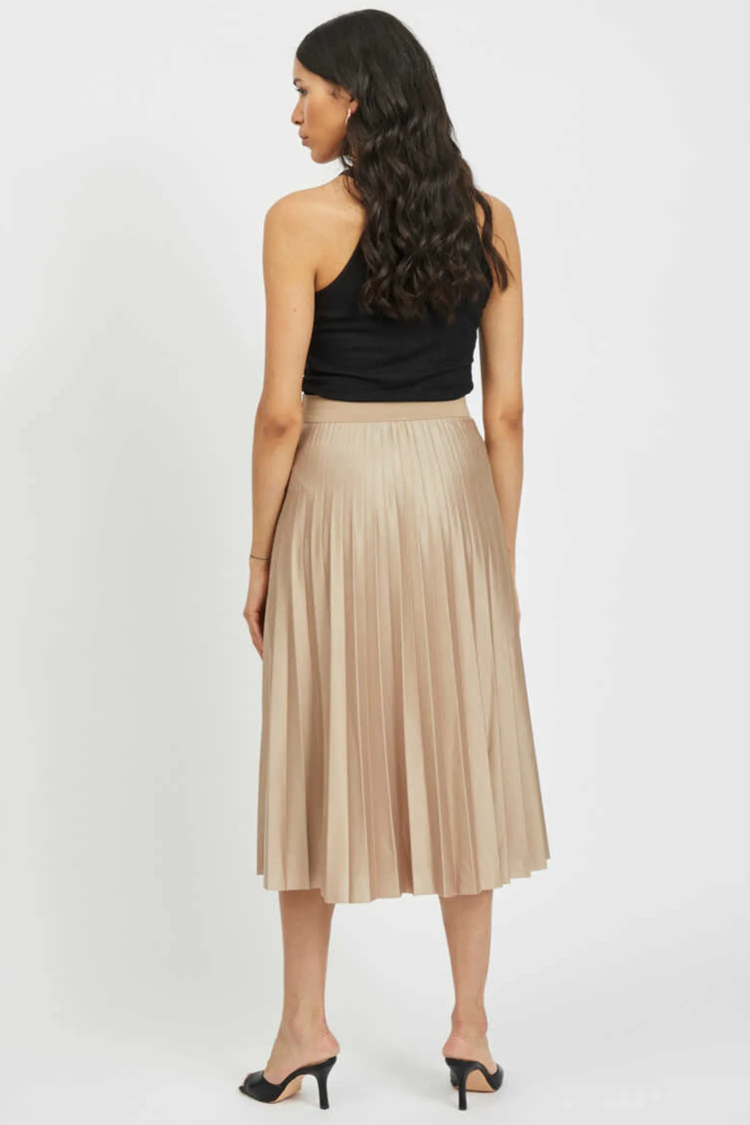 Vila Saias-Saia Plissada Midi