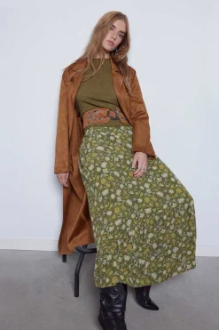 Slowlove Saias-Saia Roda Estampada