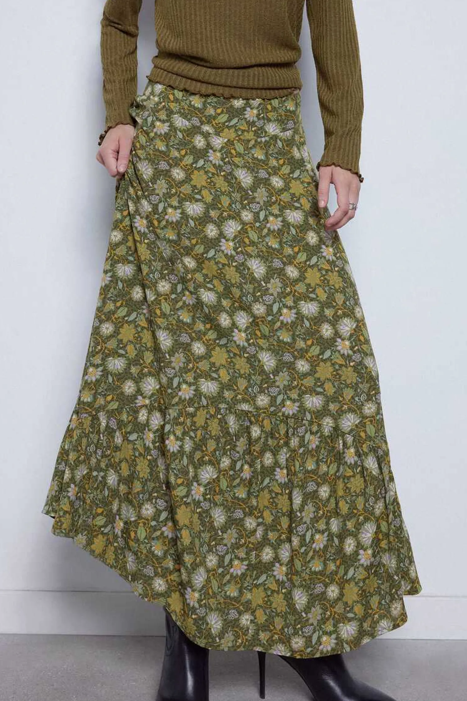 Slowlove Saias-Saia Roda Estampada