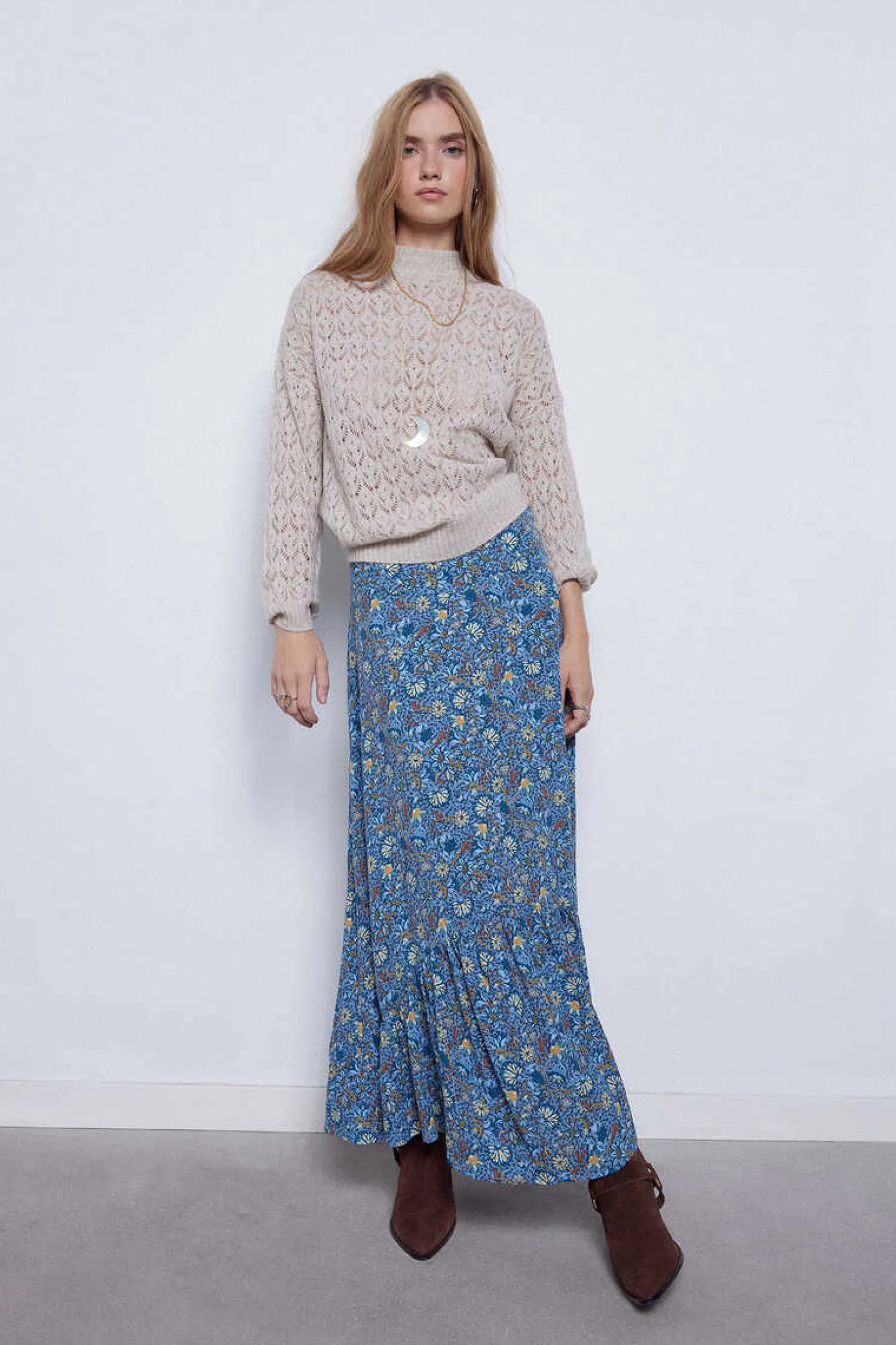 Slowlove Saias-Saia Roda Estampada