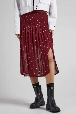 Pepe Jeans Saias-Saia Tecido Semitransparente