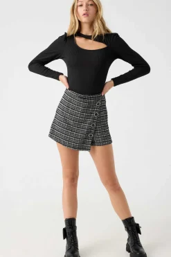 Inside Saias-Saia-Calca Jacquard Botoes