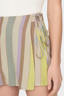 Only Calcas-Saia-Calca Laco Lateral Com Linho