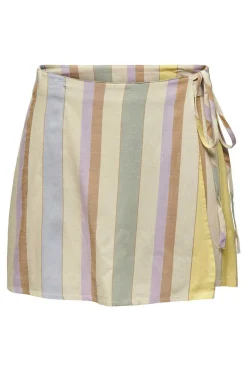 Only Calcas-Saia-Calca Laco Lateral Com Linho