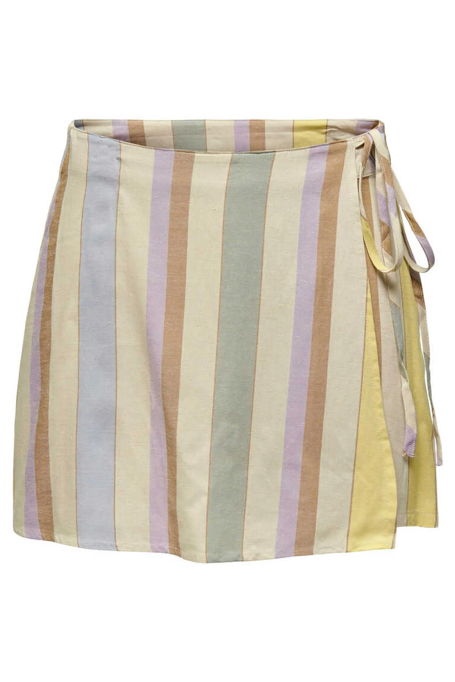 Only Calcas-Saia-Calca Laco Lateral Com Linho