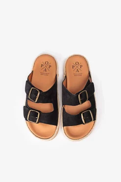 Popa Sandalia Icacos Croute Preta Preto Discount