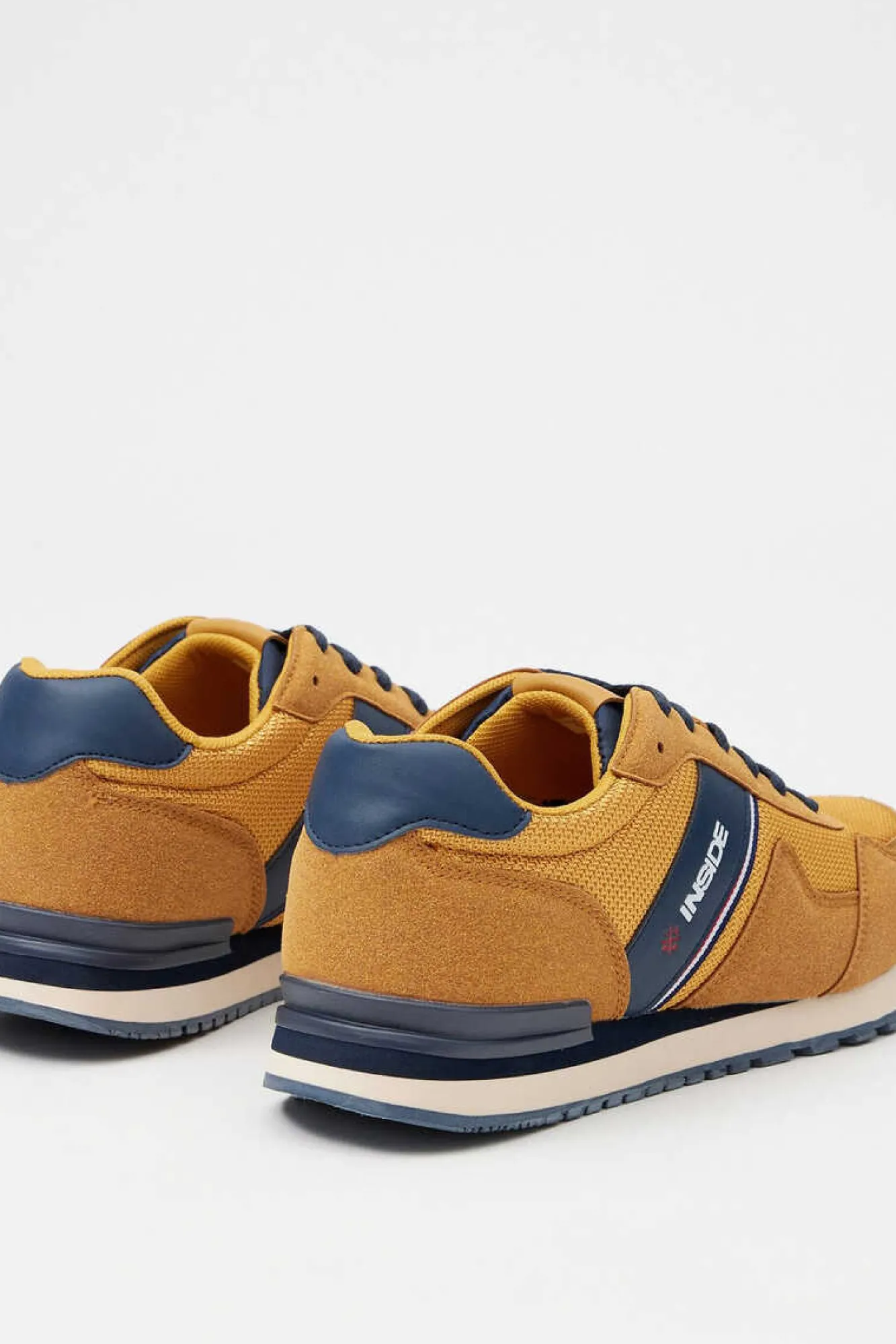 Inside Sapatilha Desportiva Casual Combinada Nyl Camelo Sale
