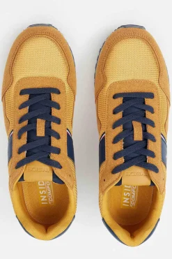 Inside Sapatilha Desportiva Casual Combinada Nyl Camelo Sale