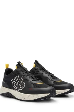 HUGO Sapatilhas Com Logo Preto