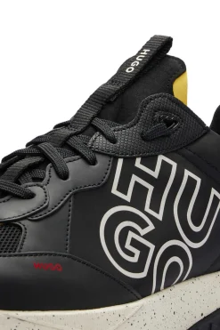 HUGO Sapatilhas Com Logo Preto