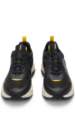 HUGO Sapatilhas Com Logo Preto