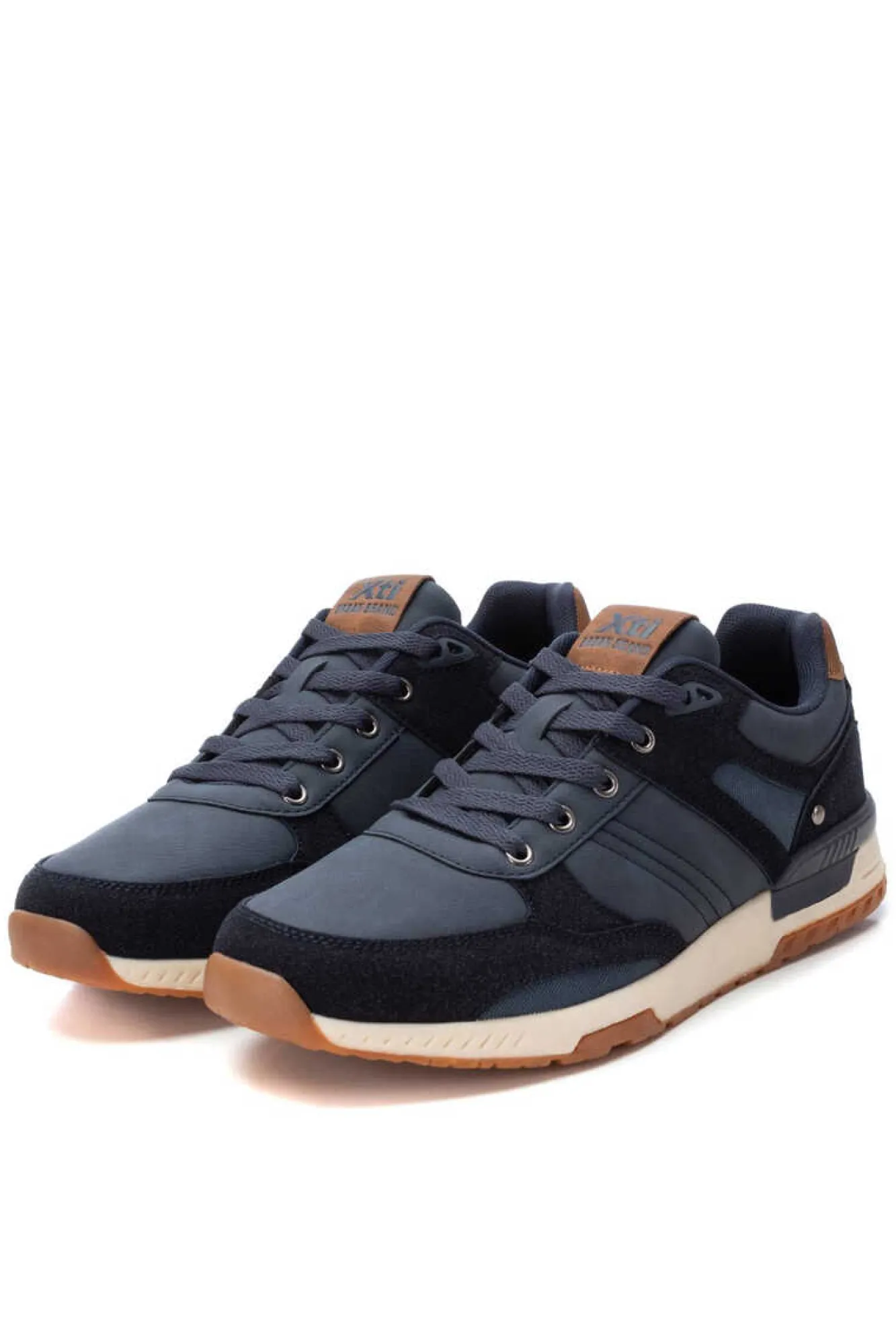 Xti Sapato De Homem Camel Azul Clearance