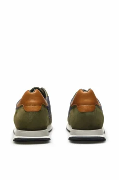 Ooto Sapato Sneaker Leve Combinado Verde