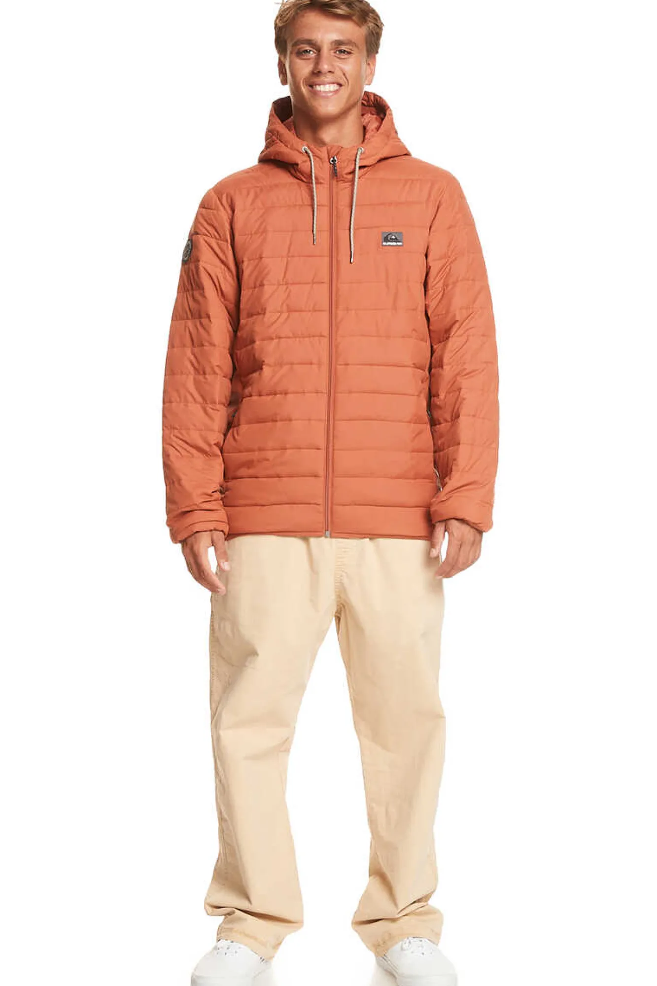 Quiksilver Scaly - Casaco Acolchoado Para Homem Laranja Hot