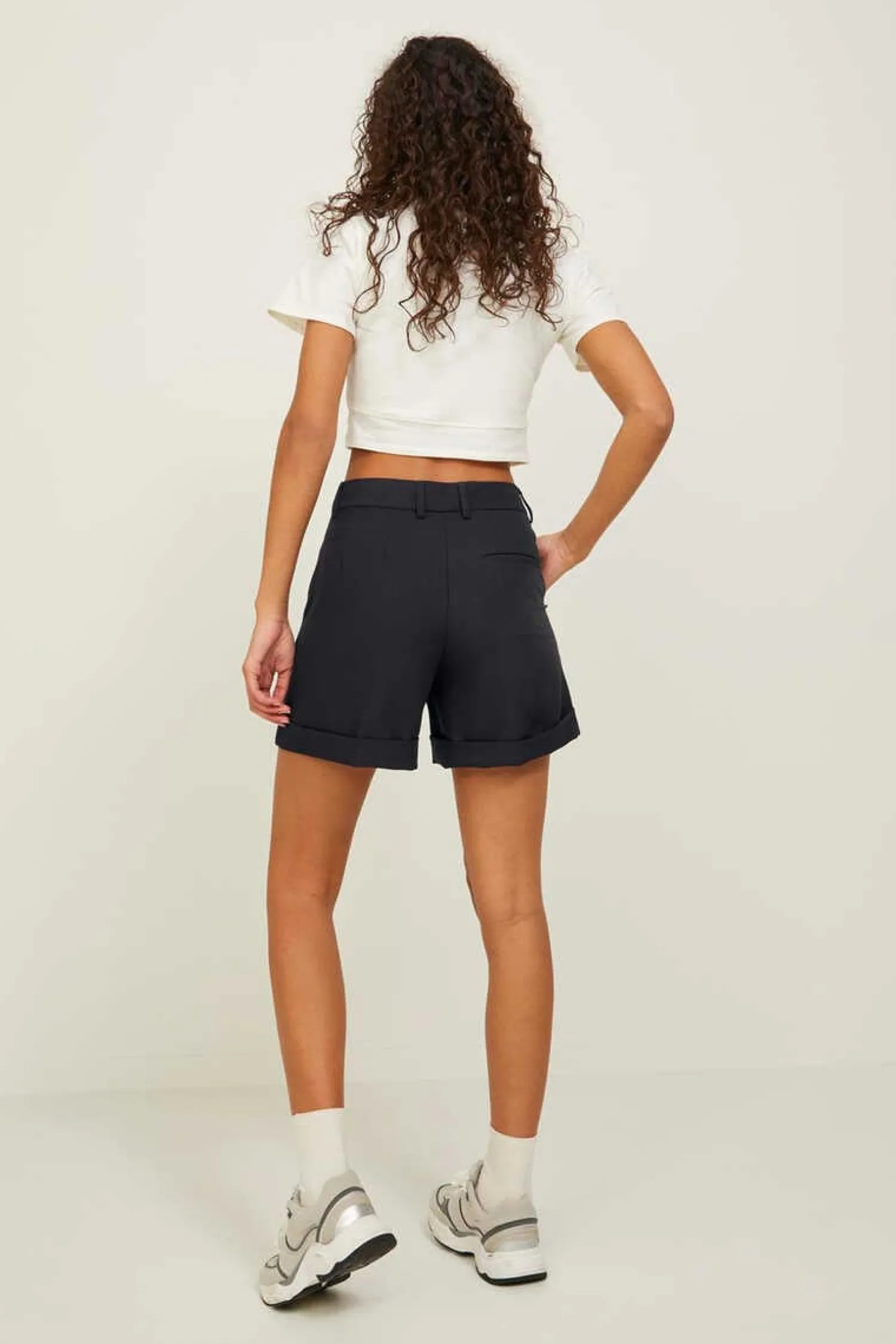 Jack & Jones Calcas-Shorts De Pinzas De Tiro Alto