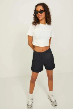 Jack & Jones Calcas-Shorts De Pinzas De Tiro Alto