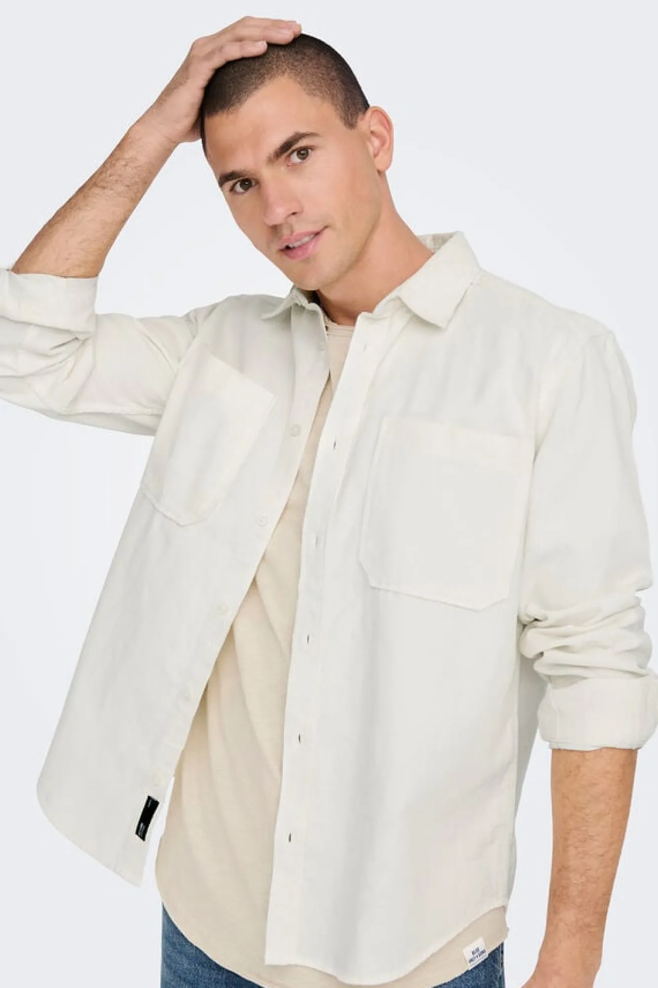 Only & Sons Sobrecamisa Branco