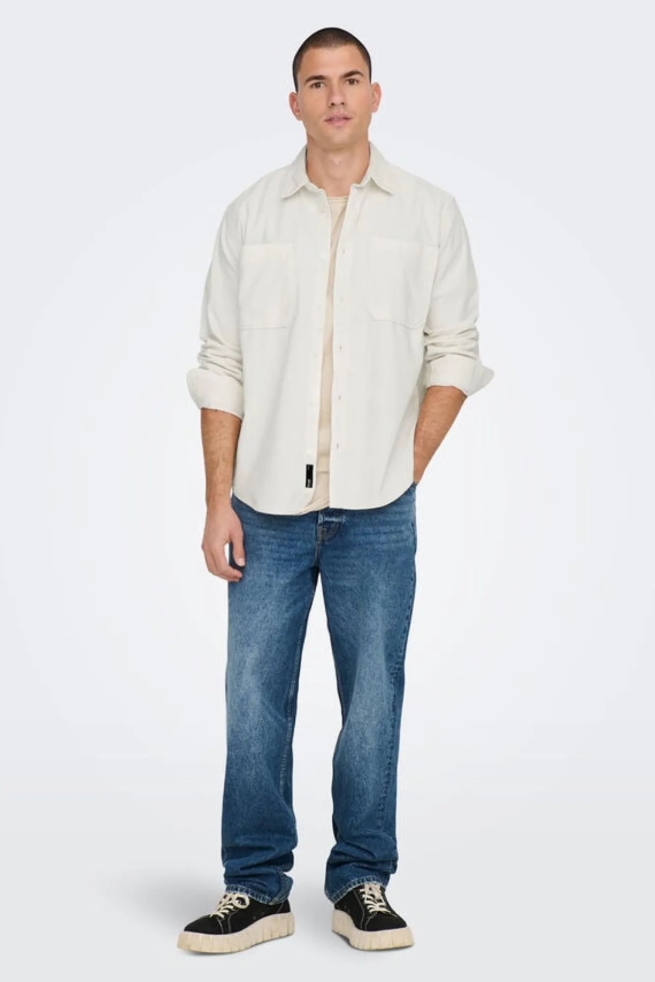 Only & Sons Sobrecamisa Branco