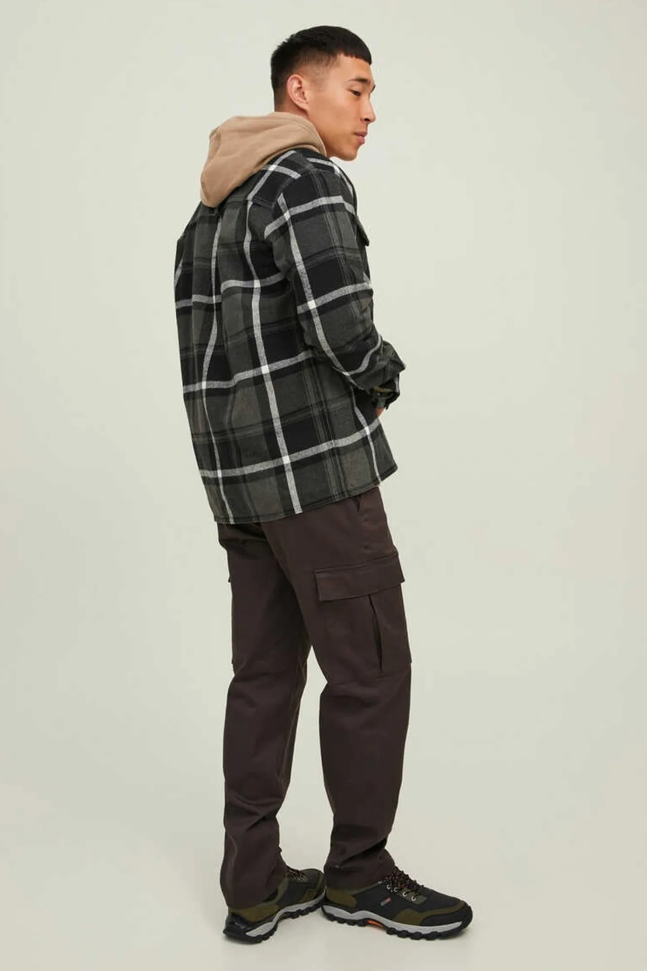 Jack & Jones Sobrecamisa Bolsos Cinza