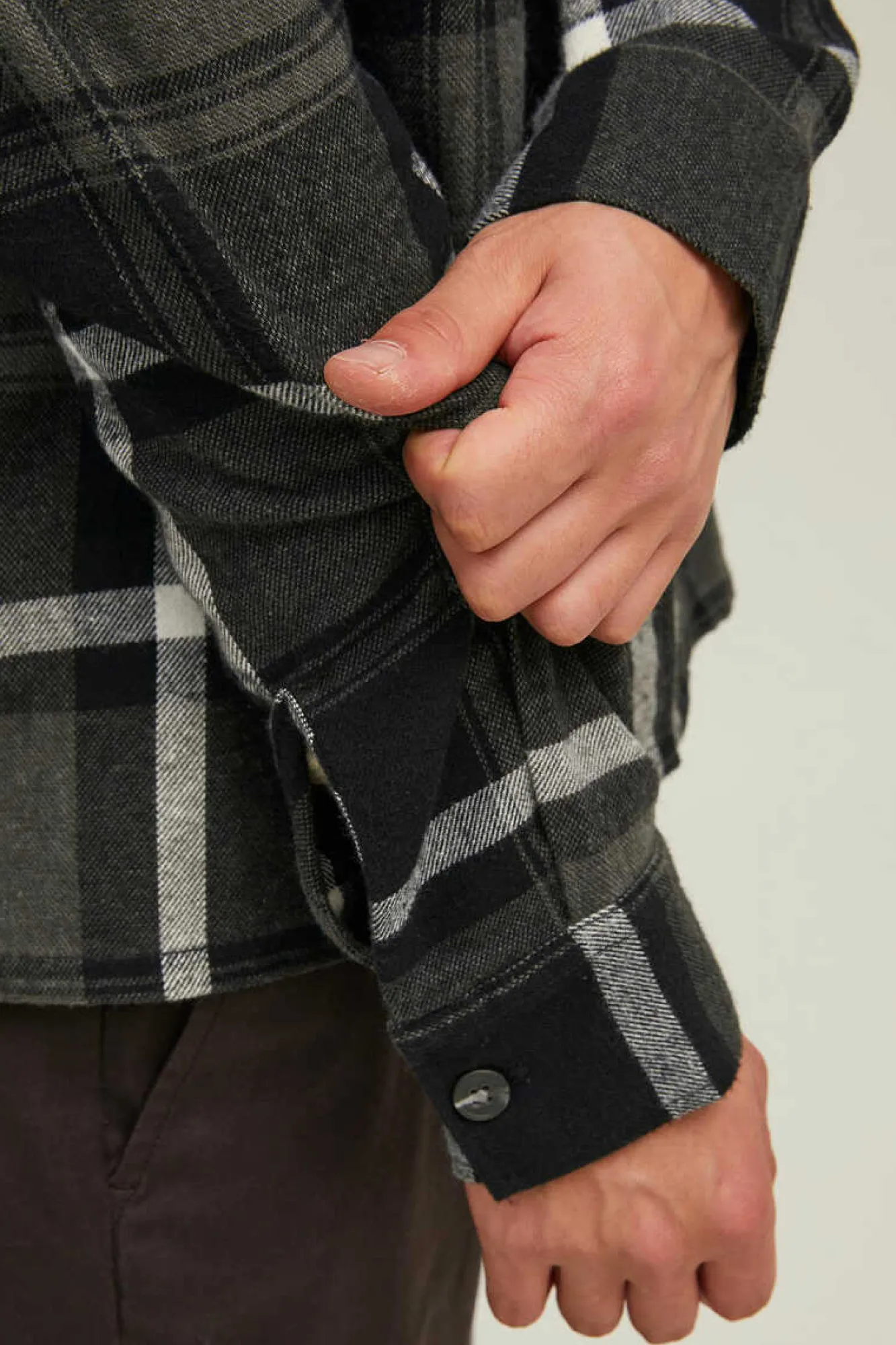 Jack & Jones Sobrecamisa Bolsos Cinza