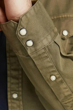 Jack & Jones Sobrecamisa Ganga Verde Outlet