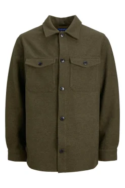 Jack & Jones Sobrecamisa Gola Camiseira Verde Outlet