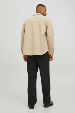 Jack & Jones Sobrecamisa Gola Camiseira Castanho Outlet