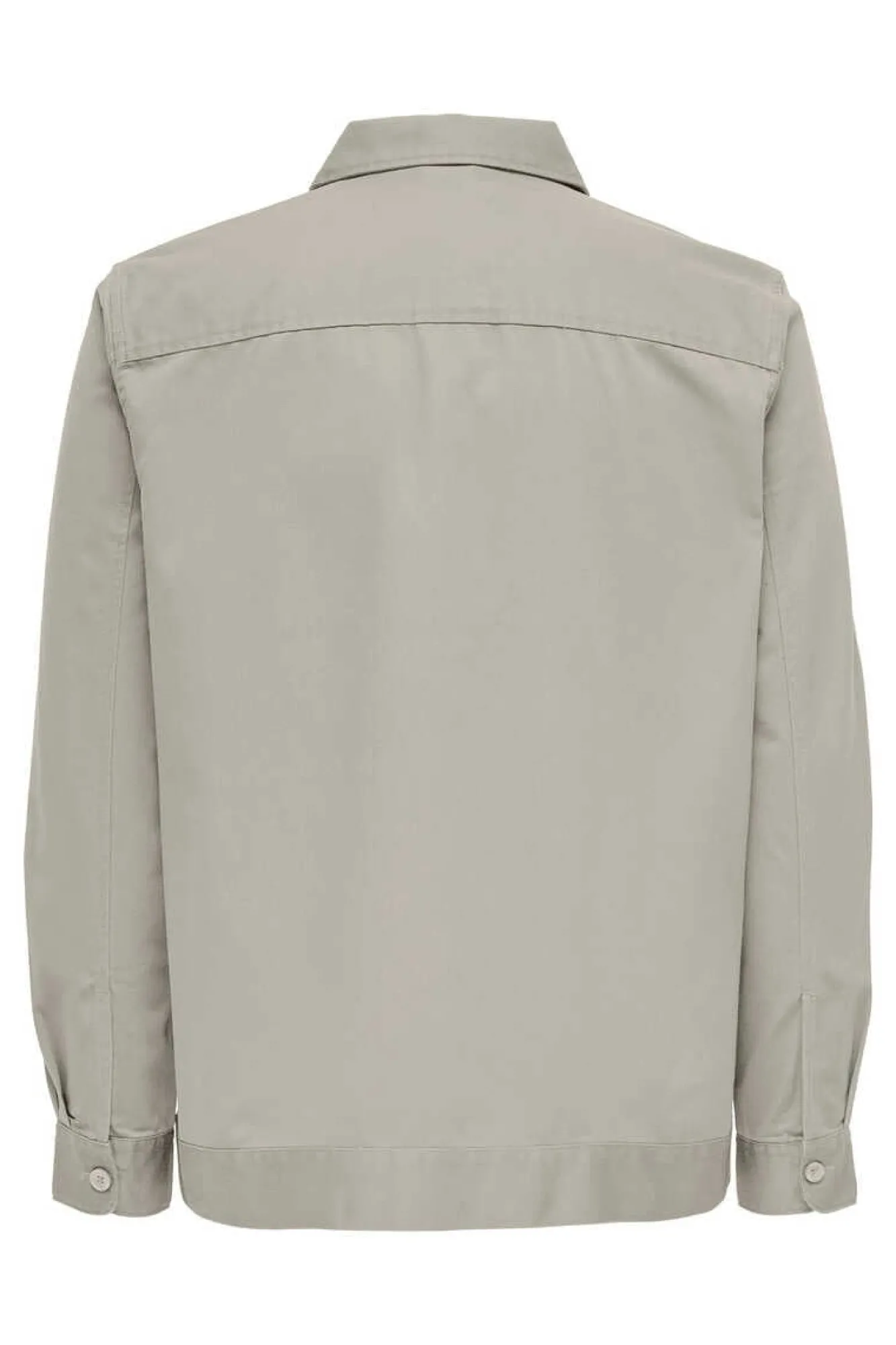 Only & Sons Sobrecamisa Lisa Cinza