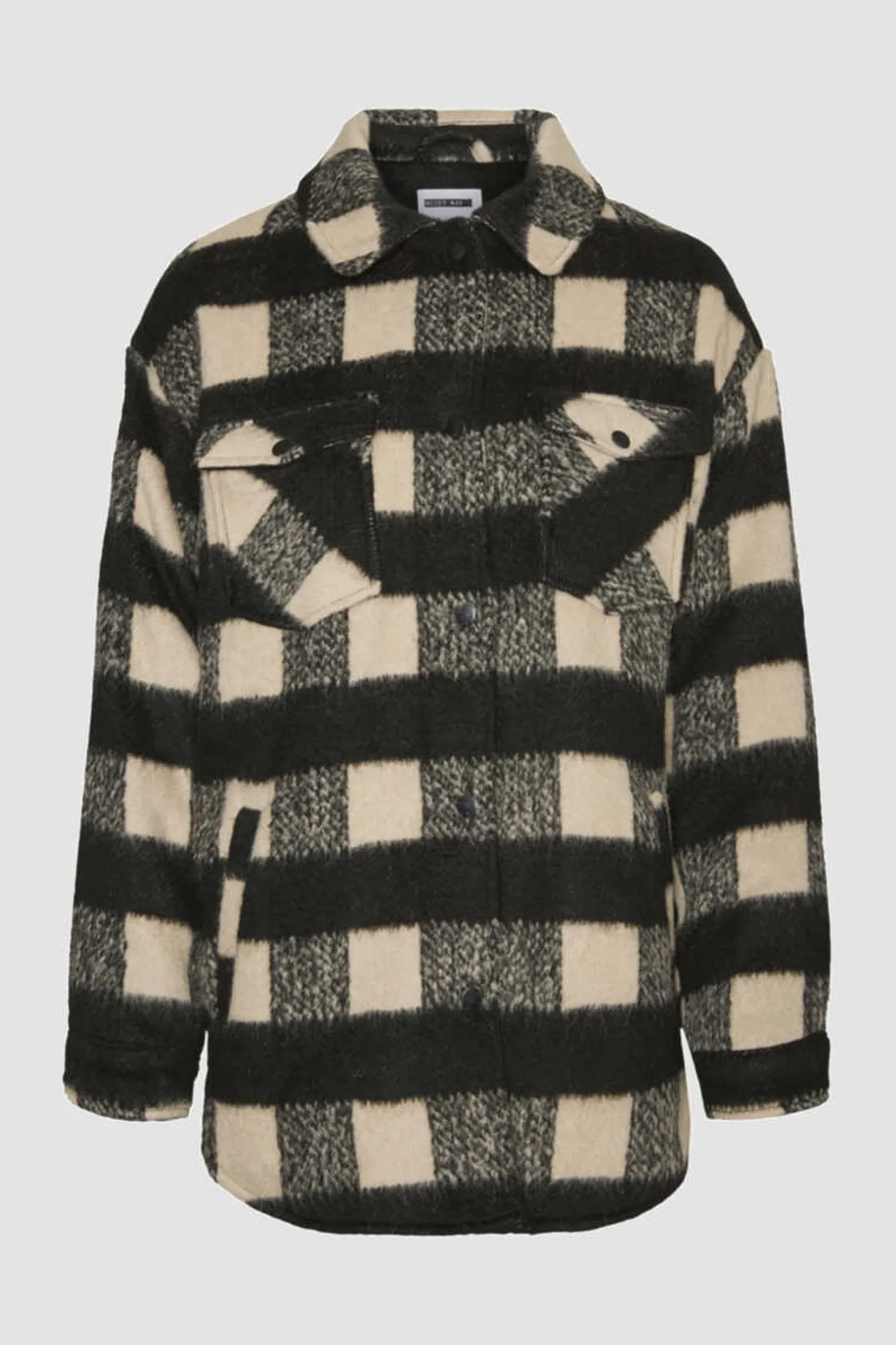 Noisy May Camisas E Blusas-Sobrecamisa Xadrez