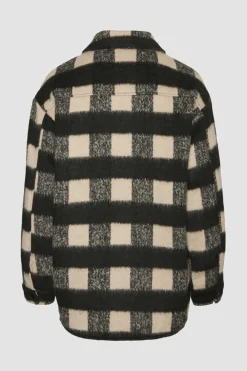 Noisy May Camisas E Blusas-Sobrecamisa Xadrez