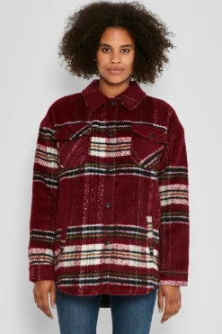 Noisy May Camisas E Blusas-Sobrecamisa Xadrez