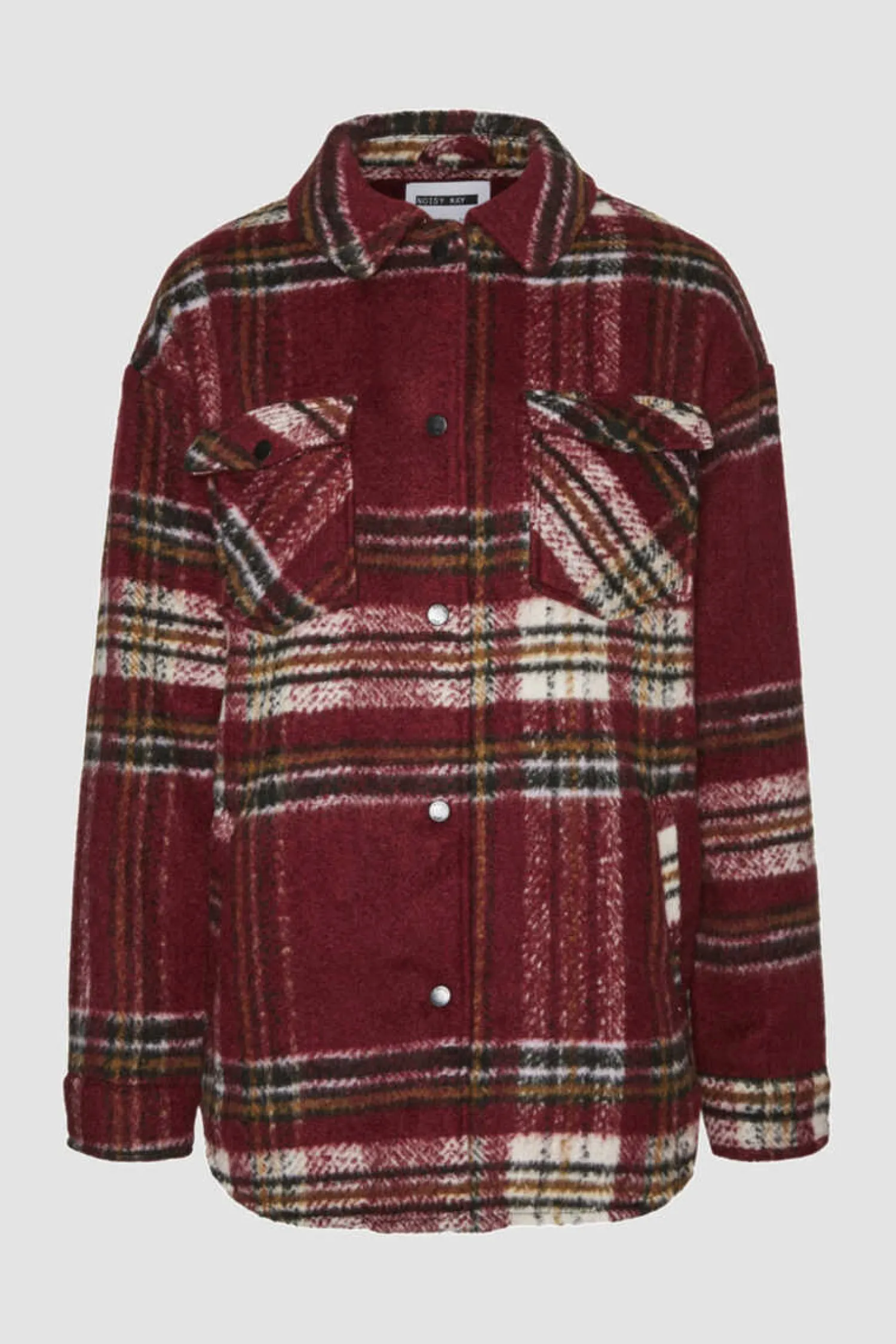 Noisy May Camisas E Blusas-Sobrecamisa Xadrez