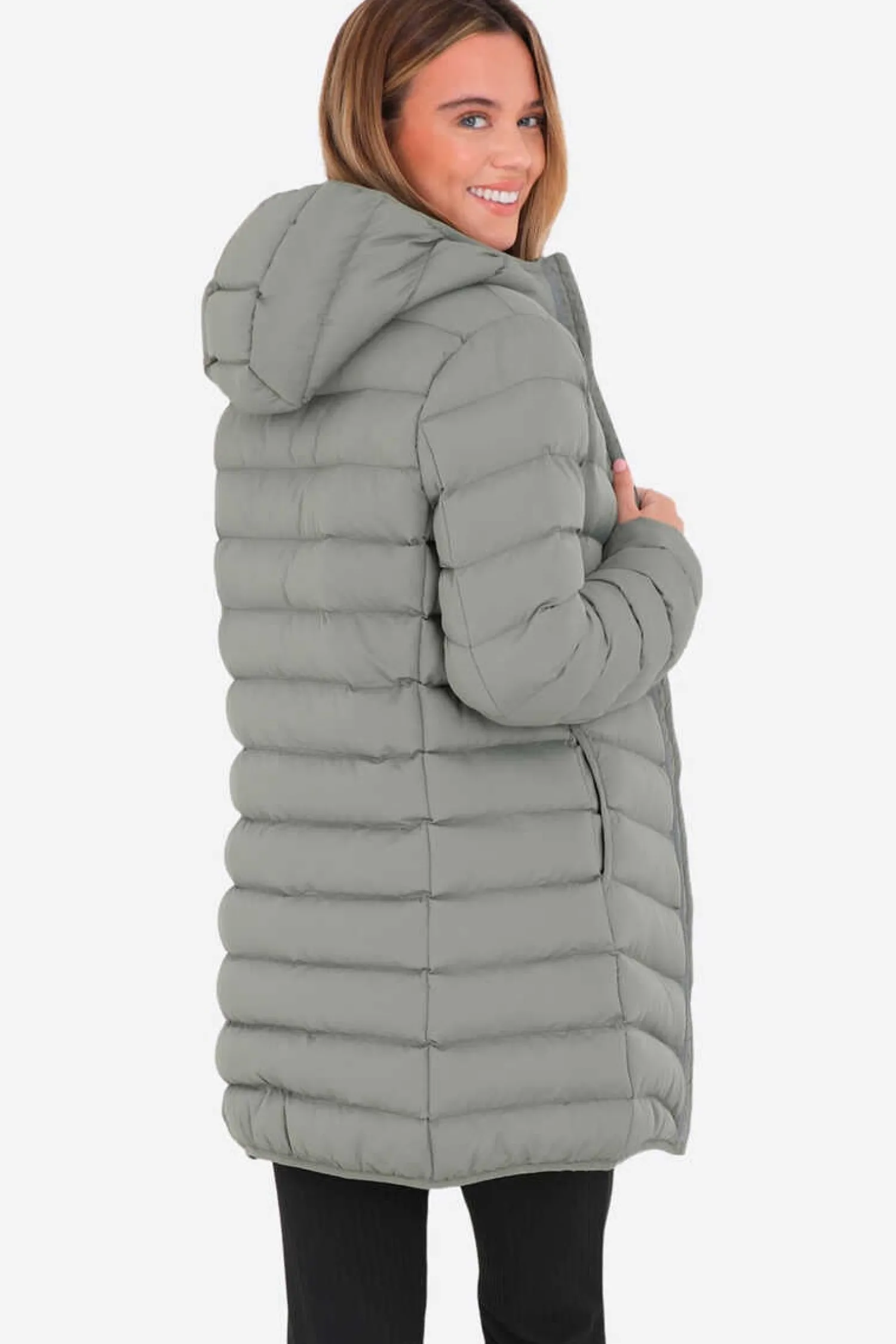 Brave Soul Sobretudos E Parkas-Sobretudo Acolchoado Com Capuz