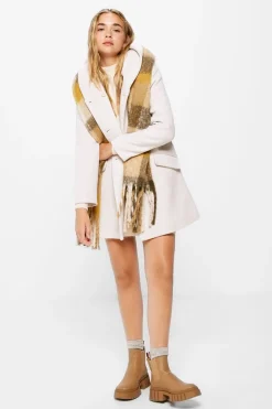 Springfield Sobretudos E Parkas-Sobretudo Capuz Dupla Abotoadura