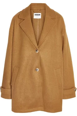 Noisy May Sobretudos E Parkas-Sobretudo Com Botoes Dianteiros