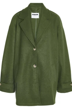 Noisy May Sobretudos E Parkas-Sobretudo Com Botoes Dianteiros